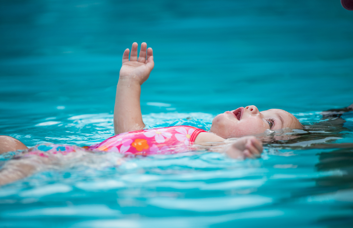 Infant Swimming Lessons - How to Back Float